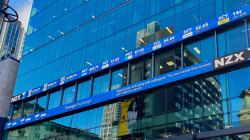 NZX building ticker