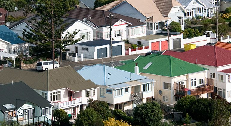 Suburban houses