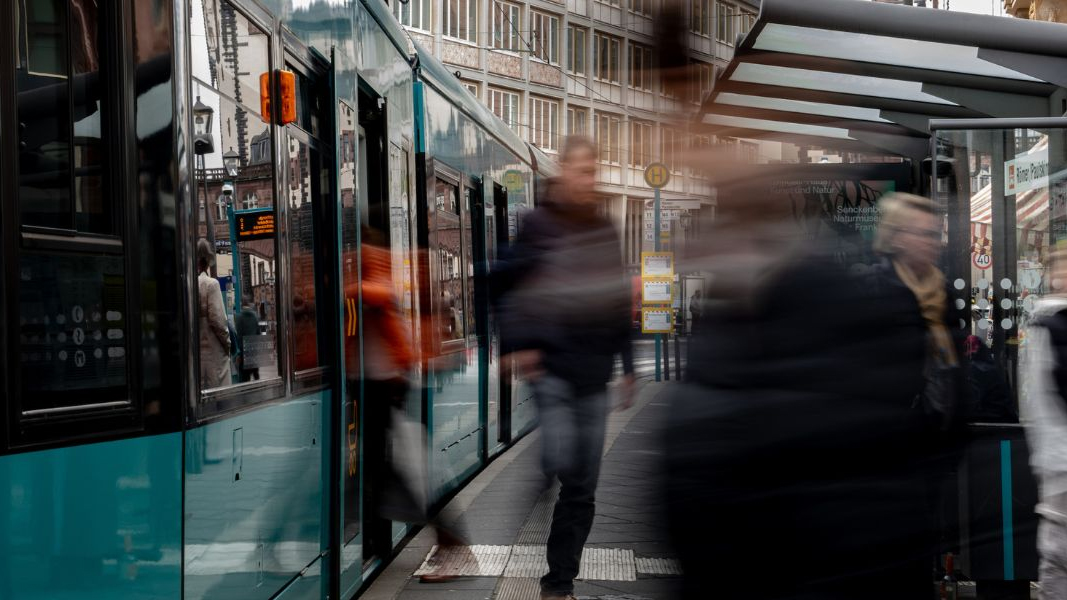 European street scene