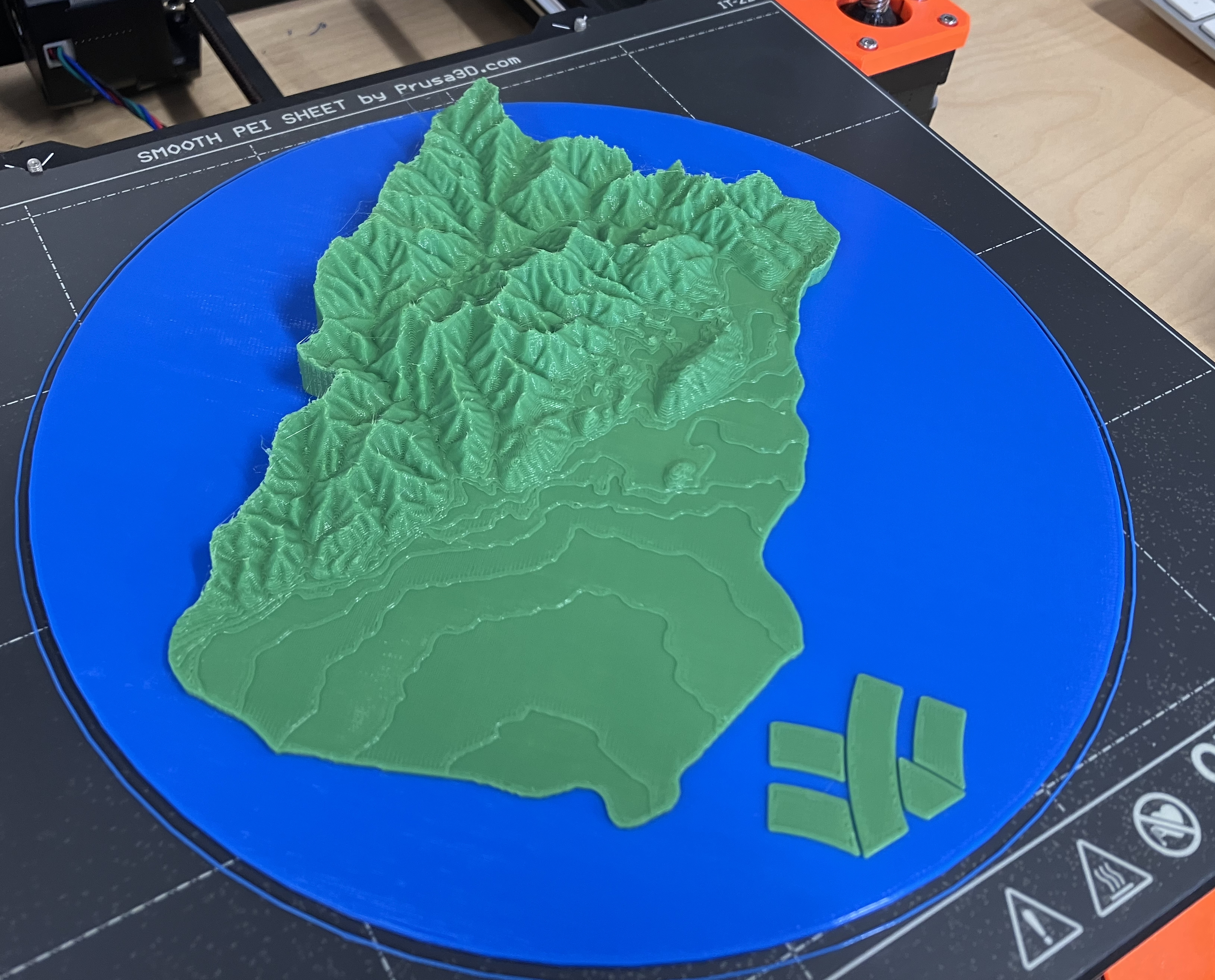 3D printed map; source: WCC