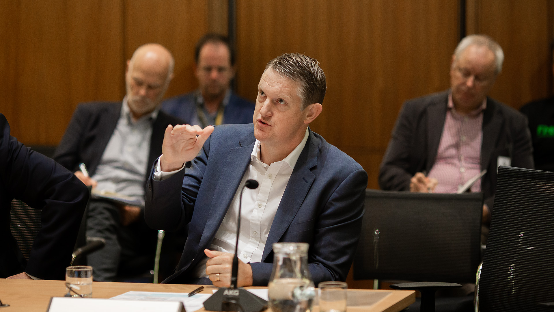 BNZ managing director Dan Huggins at an FEC hearing