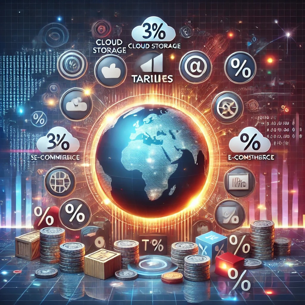 AI illustration of online tariffs