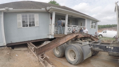 Broken house