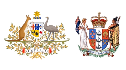 coats of arms AU NZ