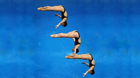 three divers