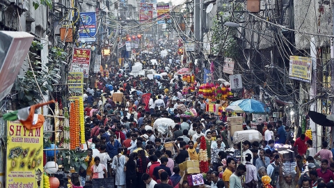 India street scene