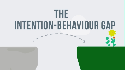 intention-behaviour gap