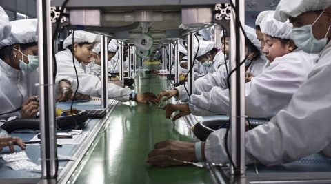 Production line in India