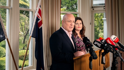 Prime Minister Christopher Luxon and Finance Minister Nicola Willis