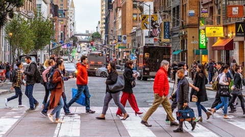 New York street scene