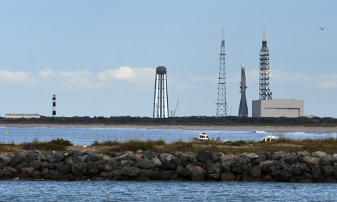 Blue Origin’s New Glenn rocket stands ready on the launchpad. Anadolu/Contributor/Anadolu via Getty Images